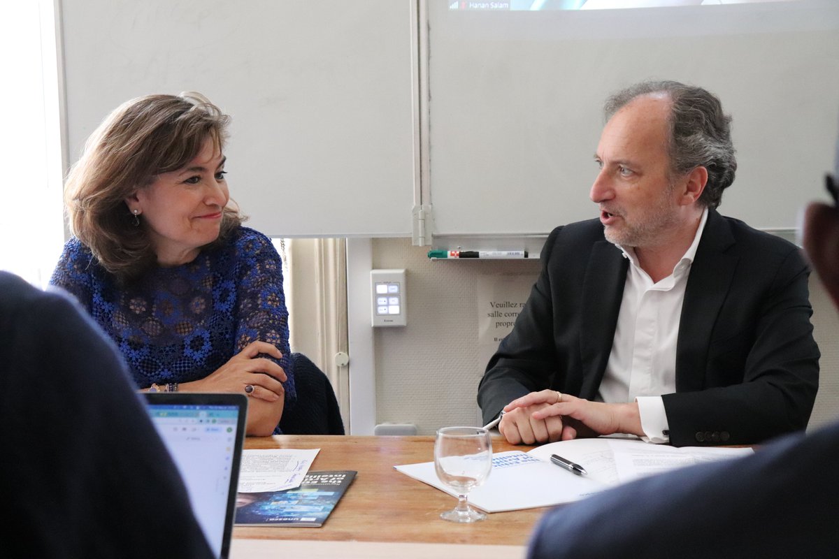 Nous sommes en salle Histoire à l'<a href="/ENS_ULM/">École normale supérieure | PSL</a> pour la deuxième séance de notre séminaire <a href="/UNESCO_fr/">UNESCO en français</a>
et <a href="/GEG_org/">GEG</a>

Panel : François Candelon <a href="/gabramosp/">Gabriela Ramos</a> <a href="/Sarr_PapaAmadou/">Papa Amadou Sarr</a> <a href="/SalamHanan/">Hanan Salam</a> et <a href="/abenanav/">Aaron Benanav</a>

Répondants : <a href="/victorstorchan/">Victor Storchan</a> <a href="/kakonubukpo/">Kako Nubukpo</a>
et Mariagrazia Squicciarini