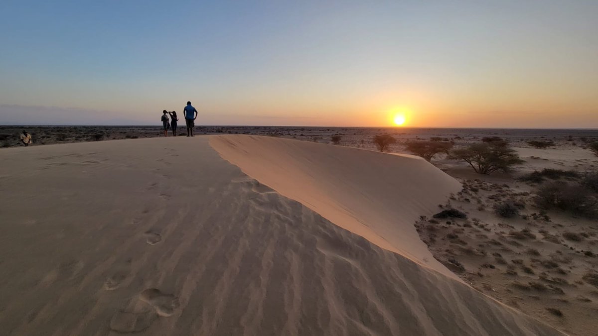 Sunsets from Chalbi Desert are just magical😍