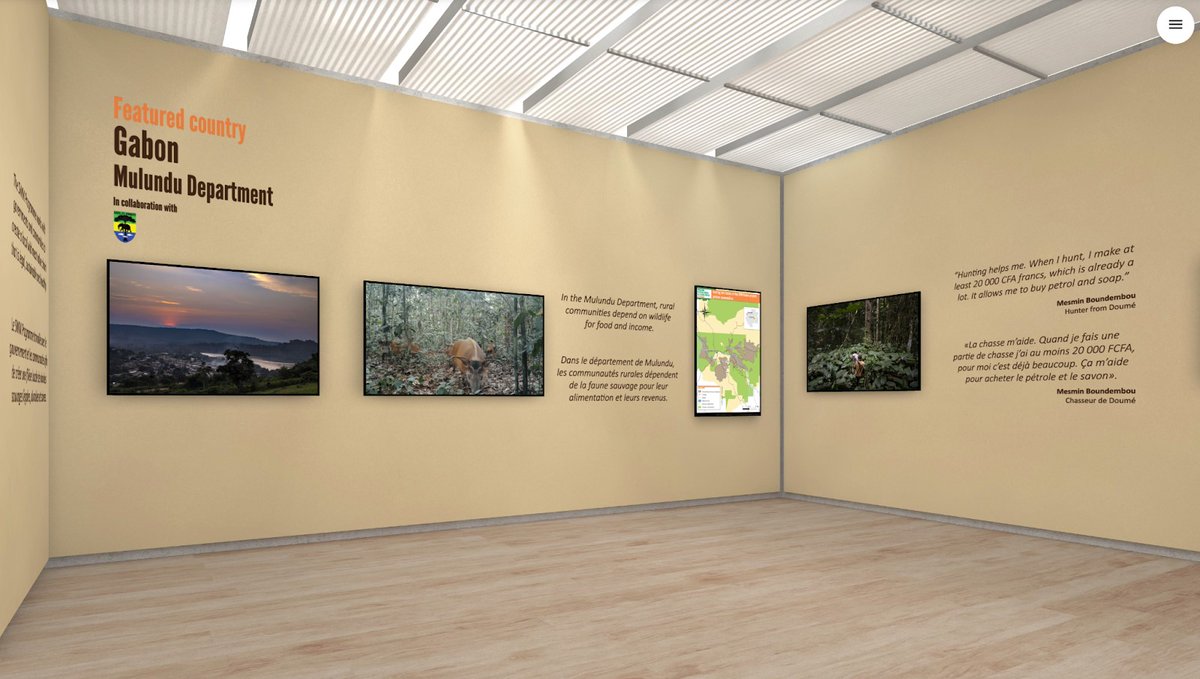 Le #SWMProgramme aide les communautés du département de Mulundu à affronter les nombreux défis auxquels elles font face.  Explorez le Gabon à travers l’exposition virtuelle en 3D #walkonthewildside : swm-programme.info/virtual-exhibi…
@FAOForestry @FAOBrussels @Cirad