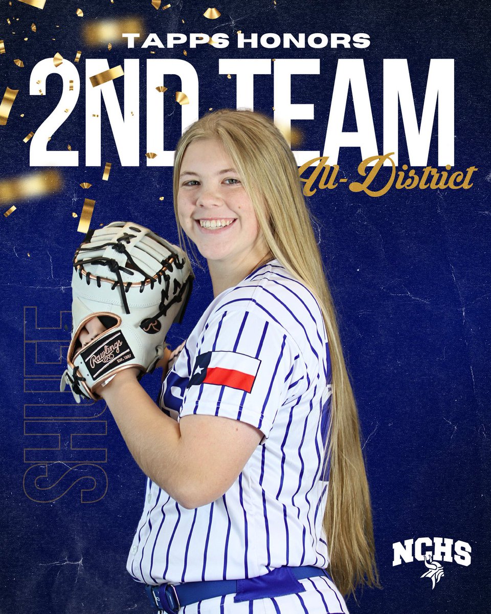 SophiaShuff's tweet photo. #bleedbluesb @CoachTO_  @HDXSoftball @TexasTechSB @TWSoftball @HailStateSB @HofstraSoftball @ReddiesSB Also received TAPPS Academic All State, and Newcomer of the Year! What a season it was! https://t.co/iylsTKZk8a
