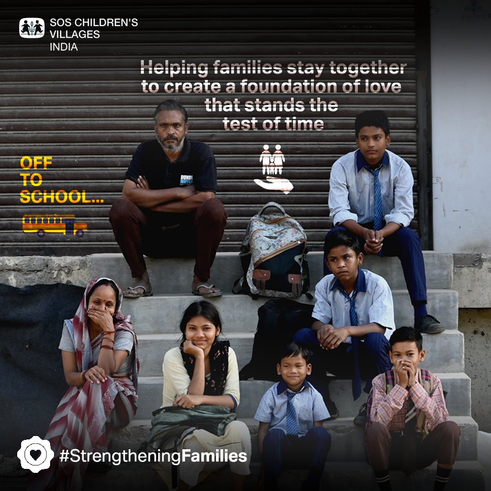 Invest in our Family Strengthening Programme: soschildrensvillages.in/donate-now/

#SOSIndia #StrengtheningFamilies #BuildingFamilyBonds #Family #Child #StopAbandonment #Prevention #ChildSafeguarding #ChildProtection #FamilyStrengtheningProgramme #EducationMatters #EmpowerChildren