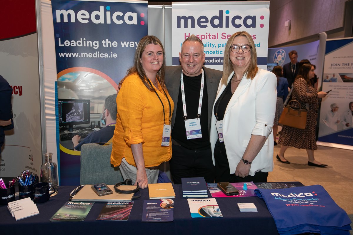 What an amazing day we had at @HealthIreland  yesterday, and a pleasure to have have @RobbieWhelan7 visit us at our Medica stand.

Who's ready to join us for an exciting Day 2?

#teleradiology #radiology #futurehealthsummit #FHsummit23