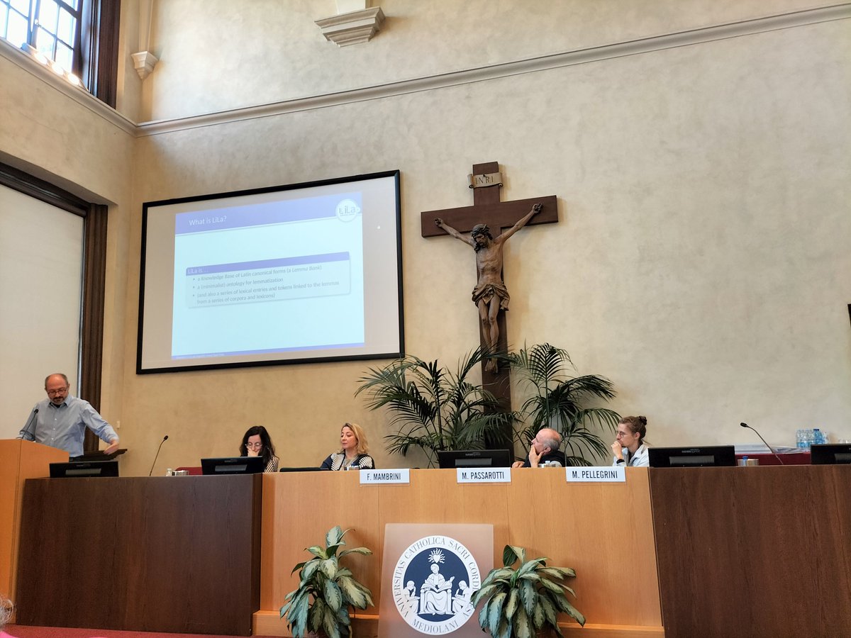 ERC_LiLa (@erc_lila) on Twitter photo The LiLa closing event has officially started! <a href="/FrancMambr/">Francesco Mambrini</a> Is now presenting LiLa as #LLOD!
#DigiClass #Latin #workshop The LiLa closing event has officially started! <a href="/FrancMambr/">Francesco Mambrini</a> Is now presenting LiLa as #LLOD!
#DigiClass #Latin #workshop