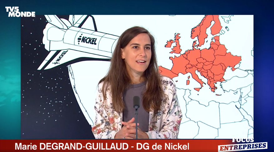 Merci à <a href="/VickyBogaert/">Vicky Bogaert</a> de m’avoir accueillie sur le plateau de <a href="/TV5MONDE/">TV5MONDE</a> dans le Journal de l'Économie pour parler de <a href="/CompteNickel/">Nickel</a>, son histoire, ses 3M de clients et sa belle aventure Européenne ! 🌍

👉 spkl.io/60194gPcS