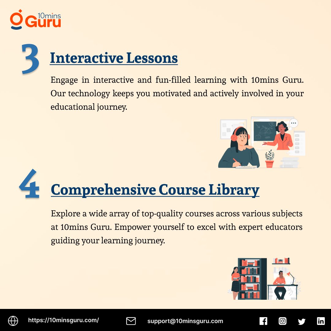10minsG's tweet image. Calling all learners!📚

Introducing 10mins Guru, the ultimate EdTech App &amp;amp; LMS that will revolutionize the way you learn &amp;amp; conquer your doubts! 

🔥 Are you tired of spending hours searching for answers to your questions?

#educational #edutechapp #edutech