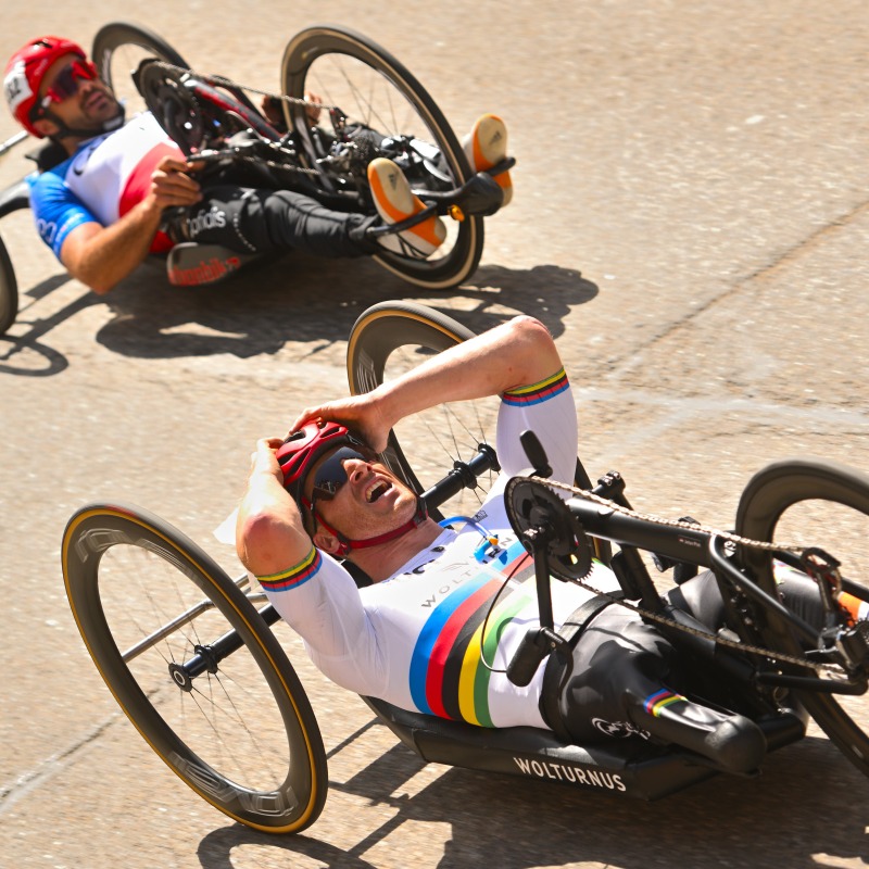 UCI_cycling's tweet photo. Ahead of the last round of the UCI Para-Cycling Road World Cup, Para-Cycling champions Sarah Storey 🇬🇧 and Jetze Plat 🇳🇱 tell us all about their preparation for the 2023 UCI Cycling World Championships in Glasgow and across Scotland 🔥

Read more 👇

#GlasgowScotland2023