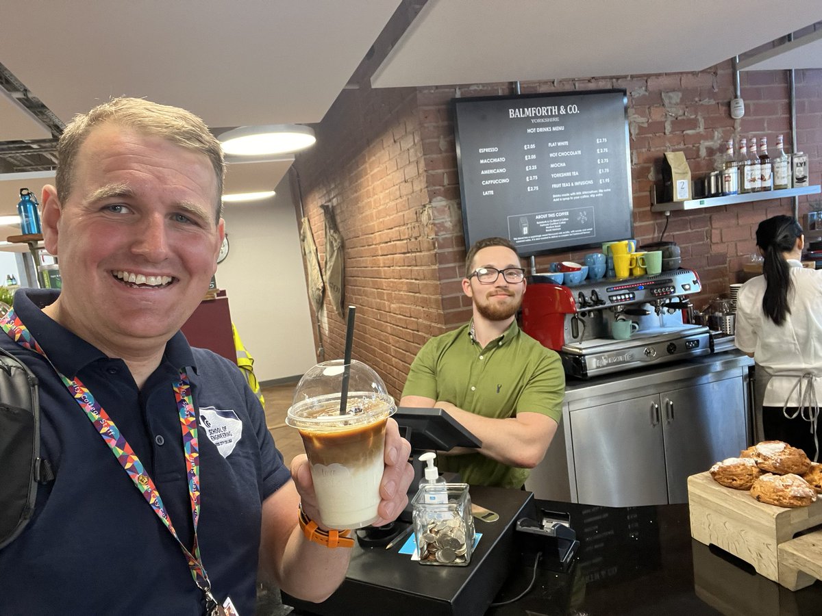 Matt Webley (@mrwebleyteach) on Twitter photo It’s iced coffee season baby! Connor from <a href="/Printworkskb/">Printworks Kitchen & Bar</a> delivering the goods! Top team we have there <a href="/leedscitycoll/">Leeds City College</a> 💪👏😍 It’s iced coffee season baby! Connor from <a href="/Printworkskb/">Printworks Kitchen & Bar</a> delivering the goods! Top team we have there <a href="/leedscitycoll/">Leeds City College</a> 💪👏😍