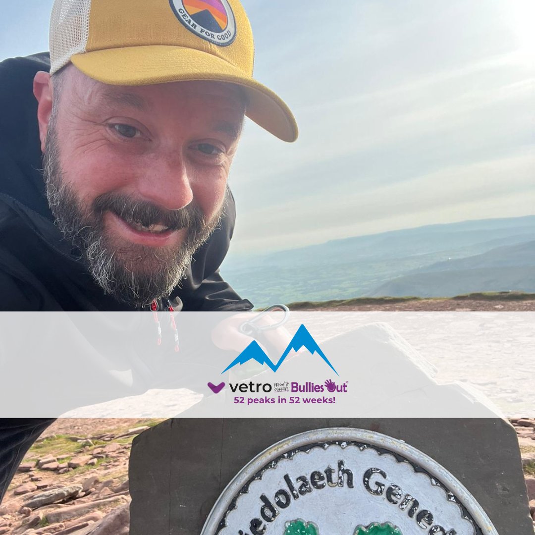 Congratulations to Alastair for climbing peak 43! 

Only 9 more to go!

Let's keep powering forward and get to the finishing line! We can do this. 💪

Please donate and help us reach our target by clicking the link below! 👇

justgiving.com/fundraising/ve…

#PenYFan #BulliesOut #Charity