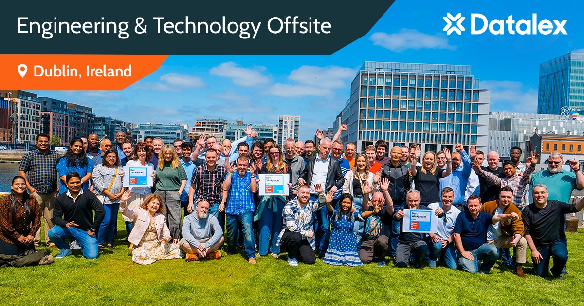 Datalex's tweet photo. Yesterday, Datalex hosted an offsite for our Technology and Engineering teams at Brewdog in the Dublin Docklands. The day included a welcome from our CEO Sean Corkery & CTO Brian Lewis, a compressed ‘design sprint’ after lunch and a social evening to top it all off!
#BWTech23 https://t.co/FwSn0nsf3G