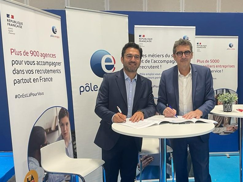 Aujourd’hui signature d'une convention avec <a href="/laFHF/">FHF</a> pour :
👉Renforcer l’attractivité des métiers du secteur public de la #santé, du grand âge et du #handicap
👉Répondre aux besoins de #recrutement et favoriser l’inclusion des personnes les + éloignées de l’#emploi
#AvecPôleEmploi
