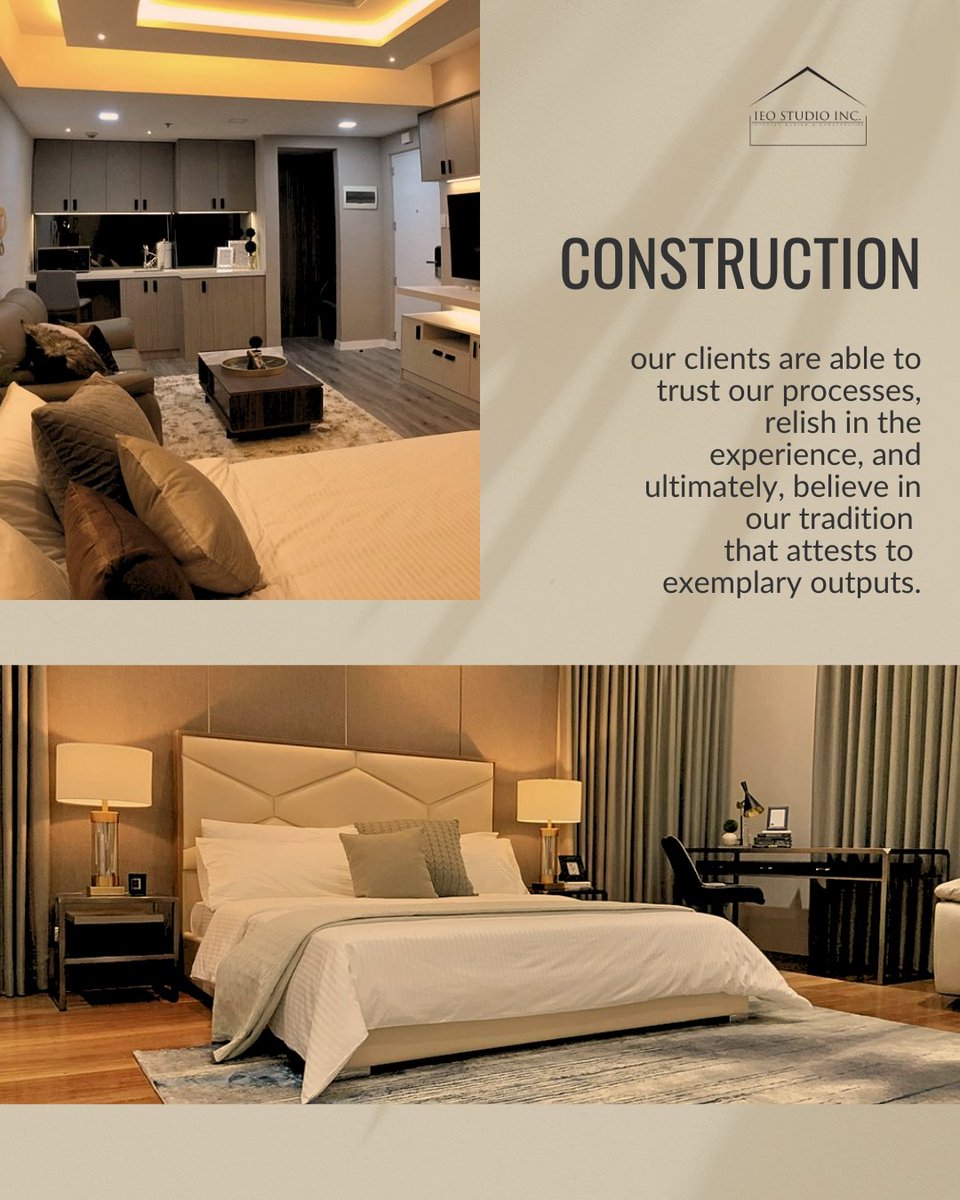 ieostudioinc's tweet photo. This is your sign to revamp your interior. 🏡
Our team of expert designers specializes in #DesigningLuxuryBuildingExperience👷 bringing together the perfect balance of elegance!
#LiveinLuxury #IEOStudioInc #ConstructionPH #InteriorDesignPH #DesignandBuildPH #InteriorDesign https://t.co/VP2t133cHO