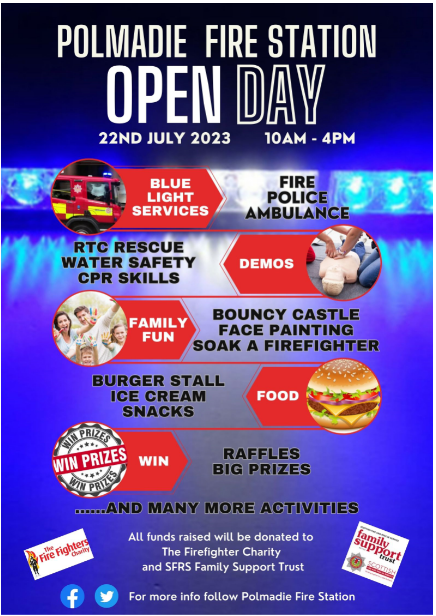 Save this date for the Summer holidays! #family #funday #firestation #Govanhill #community #charity