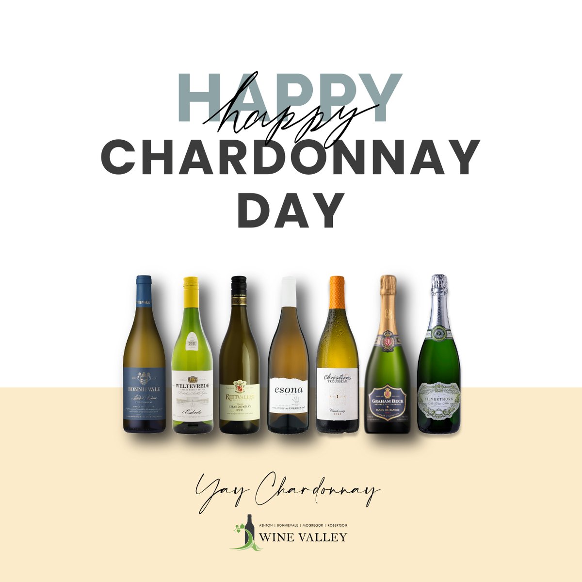 🎉 Happy Chardonnay Day from Robertson Wine Valley! 🎉

Raise your glasses and join us in celebrating this special day dedicated to the beloved Chardonnay grape. 🥂