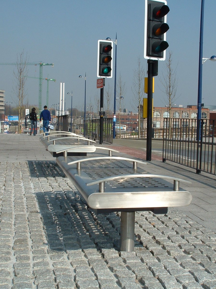 THROWBACK THURSDAY: The Masshouse Bench Seat. Manufactured bespoke for the Masshouse area of Birmingham. #ASF #masshouse #birmingham #seats #seating #tbt #throwbackthursday #TBThursday
