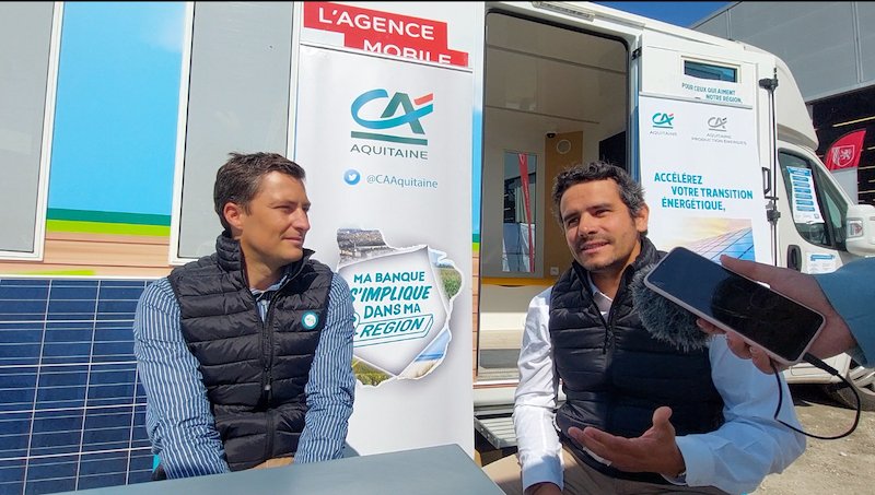 « Le <a href="/CAAquitaine/">CA Aquitaine</a> a décidé de s’organiser pour accompagner le territoire et ses clients sur la #transition énergétique »

La Caisse régionale et le fonds #CAAPEnergies étaient présents sur le salon <a href="/Agri_Aquitaine/">Salon de l'Agriculture Nouvelle-Aquitaine</a> 👇
ecomnews.fr/news/en-direct…

#sana2023 #ensembleonyarrivera