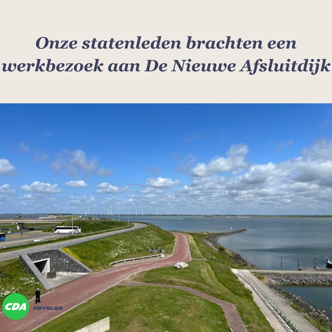 cdafryslan's tweet photo. De Provinciale Staten brachten gister een bezoek aan De Nieuwe Afsluitdijk. Ze namen een kijkje op de bouw en bij de sluis van Kornwerderzand. Een geslaagd bezoek en mooi om dit project van dichtbij te bekijken.
#fryslân #afsluitdijk #werkbezoek  #provincialestaten #CDA https://t.co/ePCro6HaYB