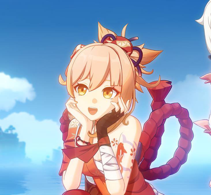 daily_yoimiya's tweet image. her smile is just the most precious thing ever.. 🥹🧡