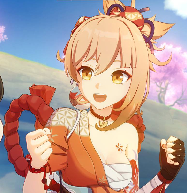 daily_yoimiya's tweet image. her smile is just the most precious thing ever.. 🥹🧡