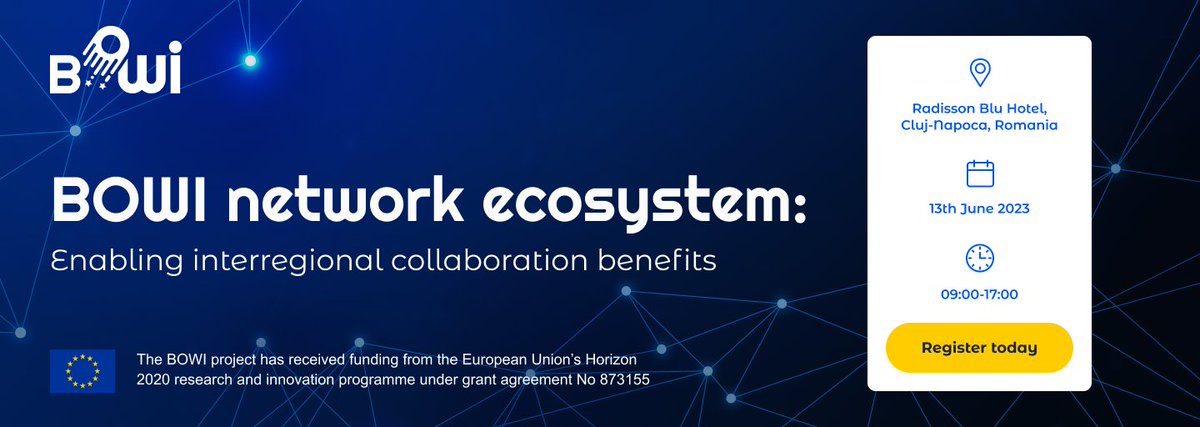 📢 Calling all #SMEs! 🚀 Don't miss out our #BOWI network event, on June 13th in Cluj-Napoca! Join us and uncover how #DIHs can be your digital transformation champions

🔍 Connect with investors, and #network with other  SMEs.

❗Secure your spot today! lnkd.in/e6Vm2hNT