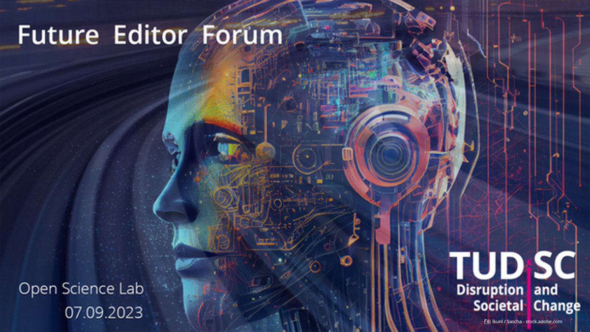 tudresden_de's tweet photo. Was braucht zukunftsfähige #Wissenschaftskommunikation? Das Future Editor Forum von TUDiSC &amp; @SLUBdresden bietet am 7. September Raum zur Diskussion eigener #WissKomm-Ideen. Bis 15.6. können Beiträge eingereicht werden. Mehr Infos ➡️ https://t.co/ntLuIYDqp5 https://t.co/ztx8XDIpLe