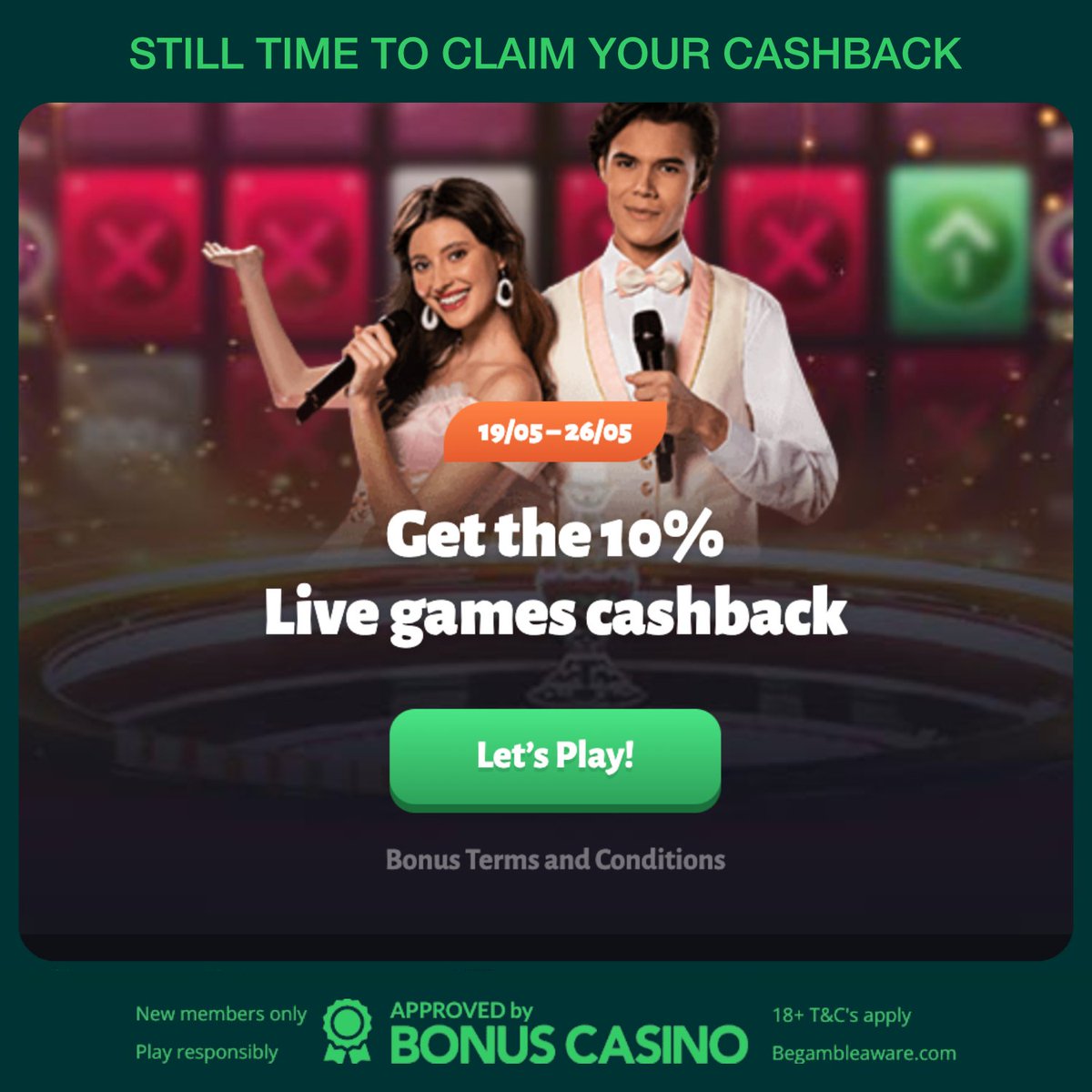 Claim your #cashback bonus for #livegames @SlotHunter❤️
bonuscasino.org/casinos/slothu…