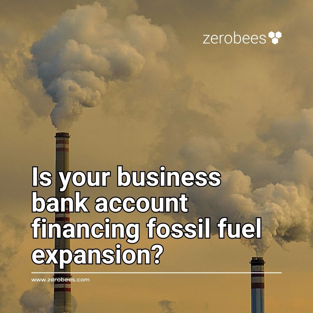 Who you choose to bank with, and how much you keep in these accounts across the year can impact your organisational footprint substantially. Read our latest blog to find out more:

zerobees.com/post/banking

#zerobees #money #financedemissions #banking #climatecrisis #sme