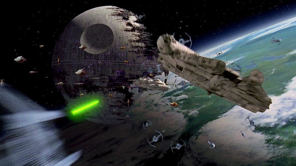 MoistureFarmRep's tweet photo. 40 years ago today, Return of the Jedi released in theatres to round out the original trilogy.

What are your favourite moments in the film? And who's watching it today to celebrate the 40th anniversary? https://t.co/YzjZqKBeoe
