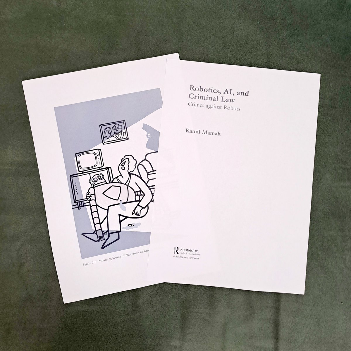 KamilMamak's tweet photo. 🤖 My book is becoming more and more real. 🙂 I am happy to include the illustration of my brother @BartoszMamak in it.
⤵️ More info about the book: https://t.co/2wX5Kw88eh
#AIEthics #robotrights #AIandLaw #robotlaw #robotethics https://t.co/ZoFkozvrUv