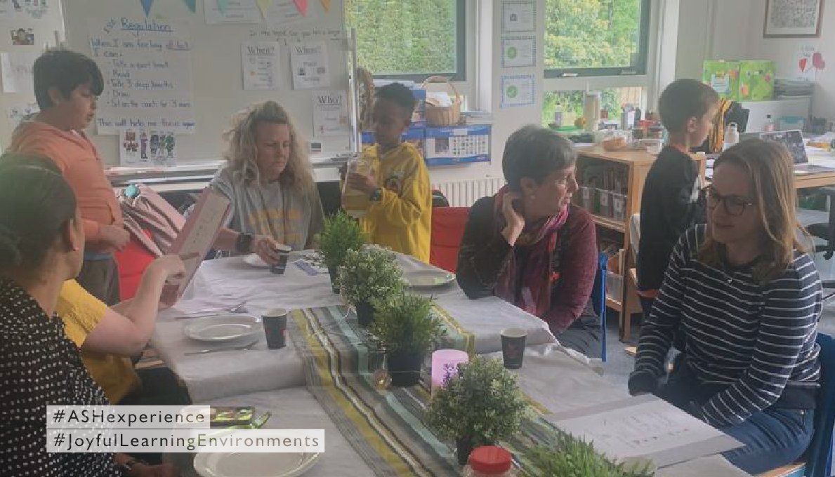 The Elementary School Special Education class recently transformed their classroom into a restaurant where teachers and staff were welcome to attend. The students brought in all sorts of dishes and tea, and acted as servers to "customers" that came through the doors.