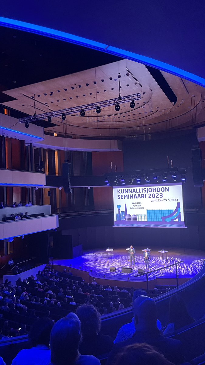 Kiitos #kujo2023 ! Erinomaisia puheenvuoroja, upeat fasiliteetit ja hyvä seura. Erityisesti inspiroiduin <a href="/timoaro/">Timo Aro</a> aluekehittämisen puheenvuorosta, joka oli 💎 #muonionkunta #tunturilappi #lappi