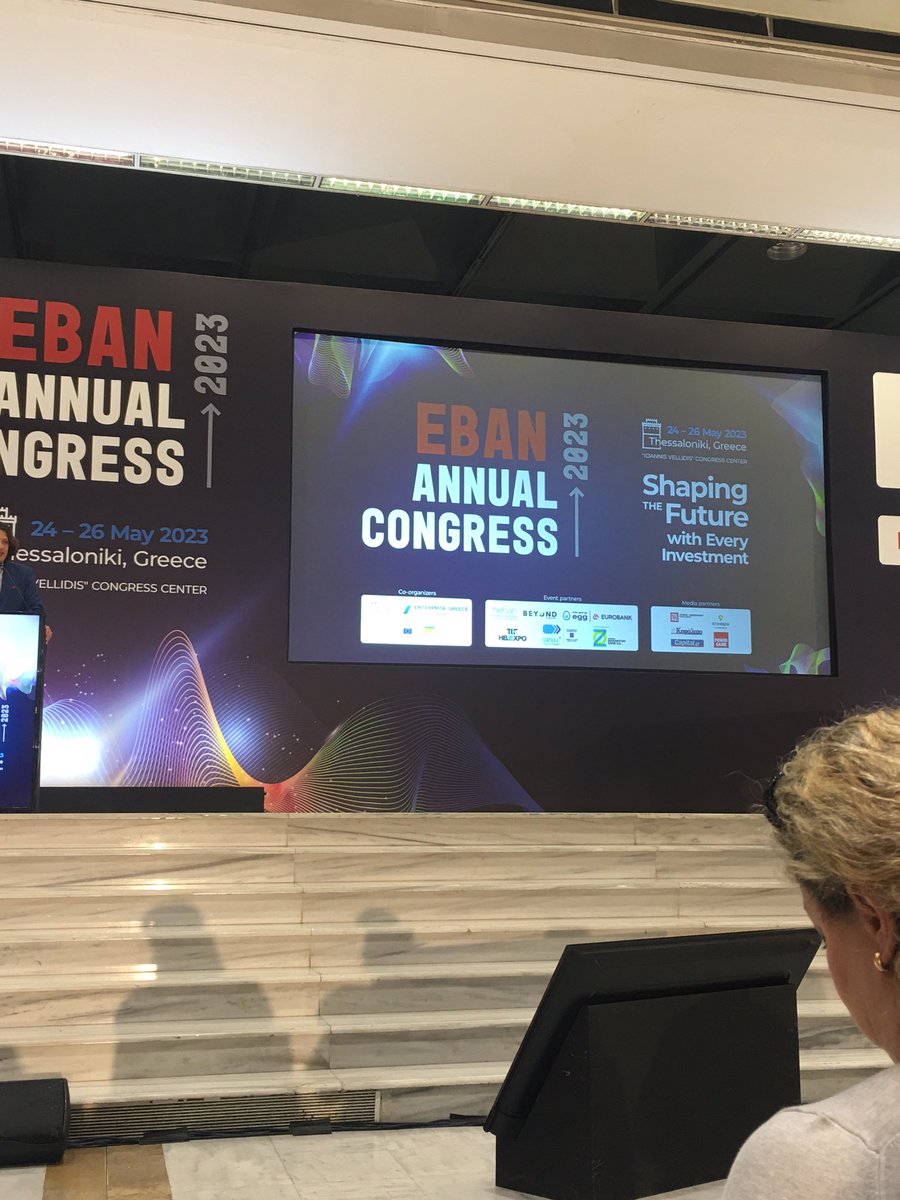 #ebancongress2023 in #Thessaloniki right now…#Creative #minds meet #angelinvestors Who will win?