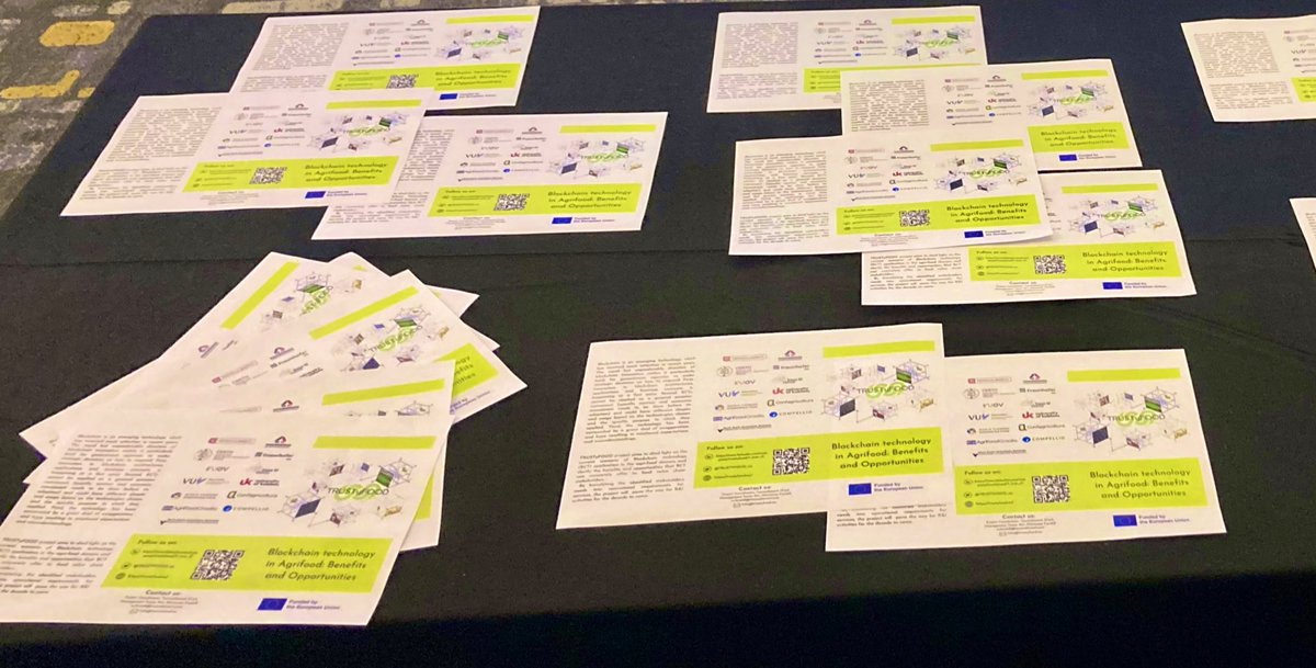 natalia_lupi's tweet photo. Innovation has been largely addressed at the #WFOGA2023. 

The @TRUSTyFOOD_eu project will continue fuelling the discussion by shedding a light on #blockchain applications in the agri-food domain.
@worldfarmersorg 

#WFO2023 #WFOGA #WFOGeneralAssembly #SouthAfrica https://t.co/bwK4PxA9sN