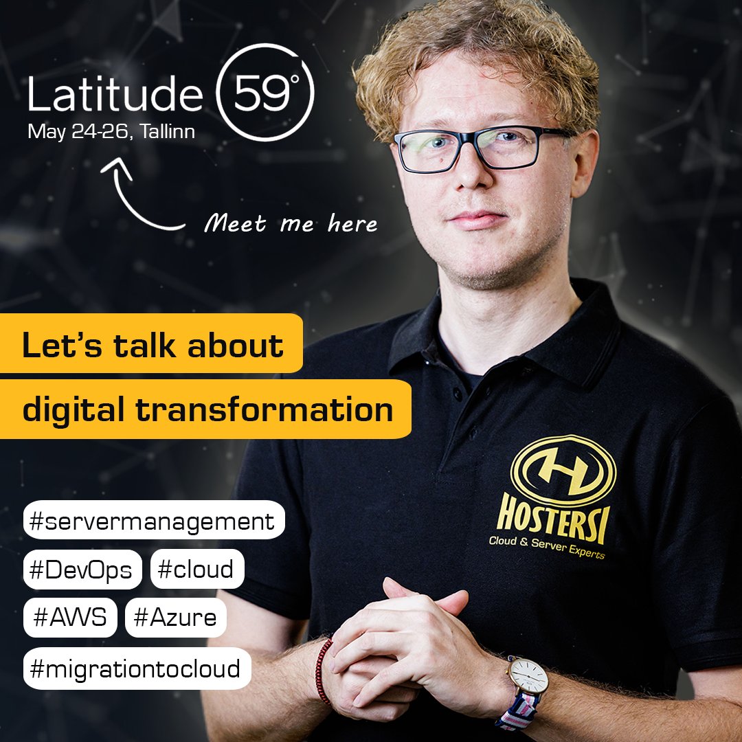 Are you at #Latitude59? Let's talk about #AWS, #Azure, #GCP, #cloud migration and #DevOps. Make an appointment with Samuel: bit.ly/3OAKdHZ

#Tallinn