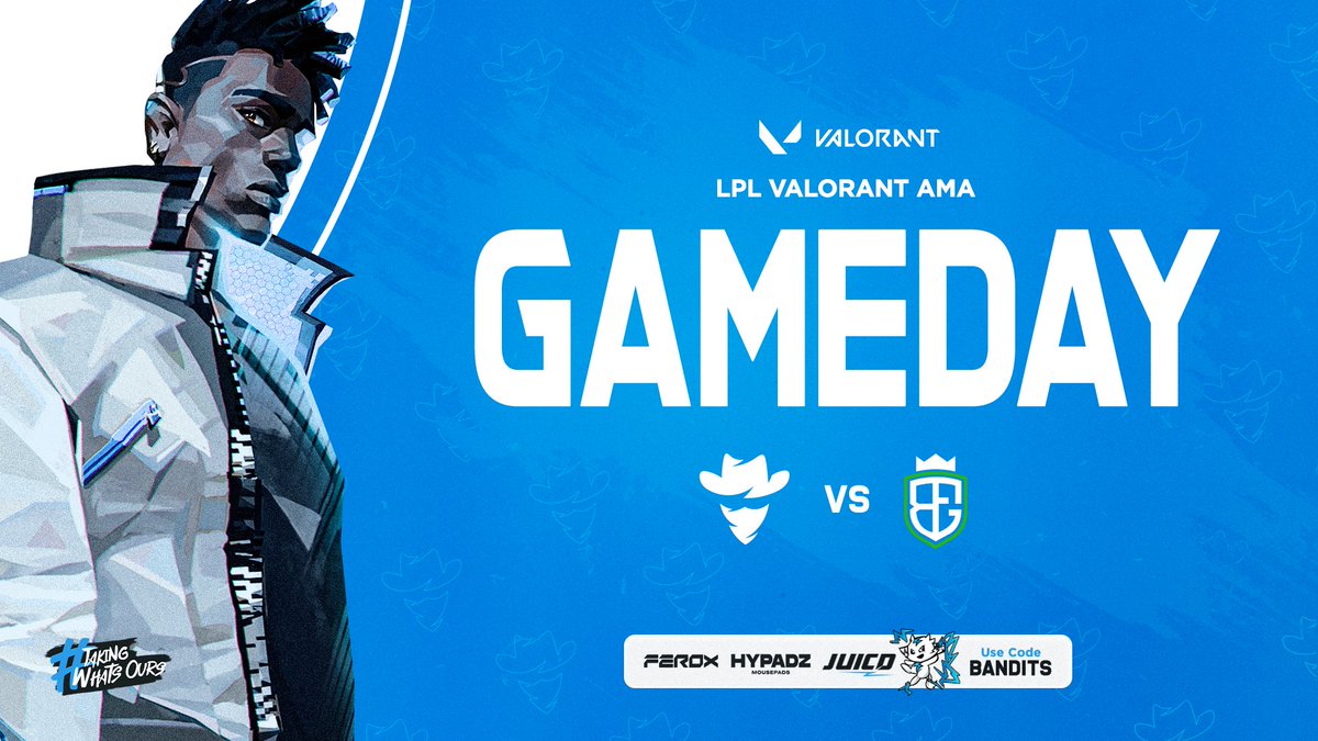 [#GameDay] [#Valorant]

Tonight we face off against <a href="/BFGValorant/">BFG VALORANT</a> in <a href="/LPL_VALORANT/">LPL Valorant</a> AMATEUR

🕢 7PM AEST
🎙️ No Caster

@aidancbrr 
<a href="/NOVAEval/">NOVAE</a> 
<a href="/daavae/">daavae</a> 
<a href="/zaccFPS/">Zac</a> 

#TakingWhatsOurs | <a href="/JUICDenergy/">JUICD Energy</a> | <a href="/hypadz/">Hypadz Au</a> | <a href="/FeroxInd/">Ferox Industries</a>