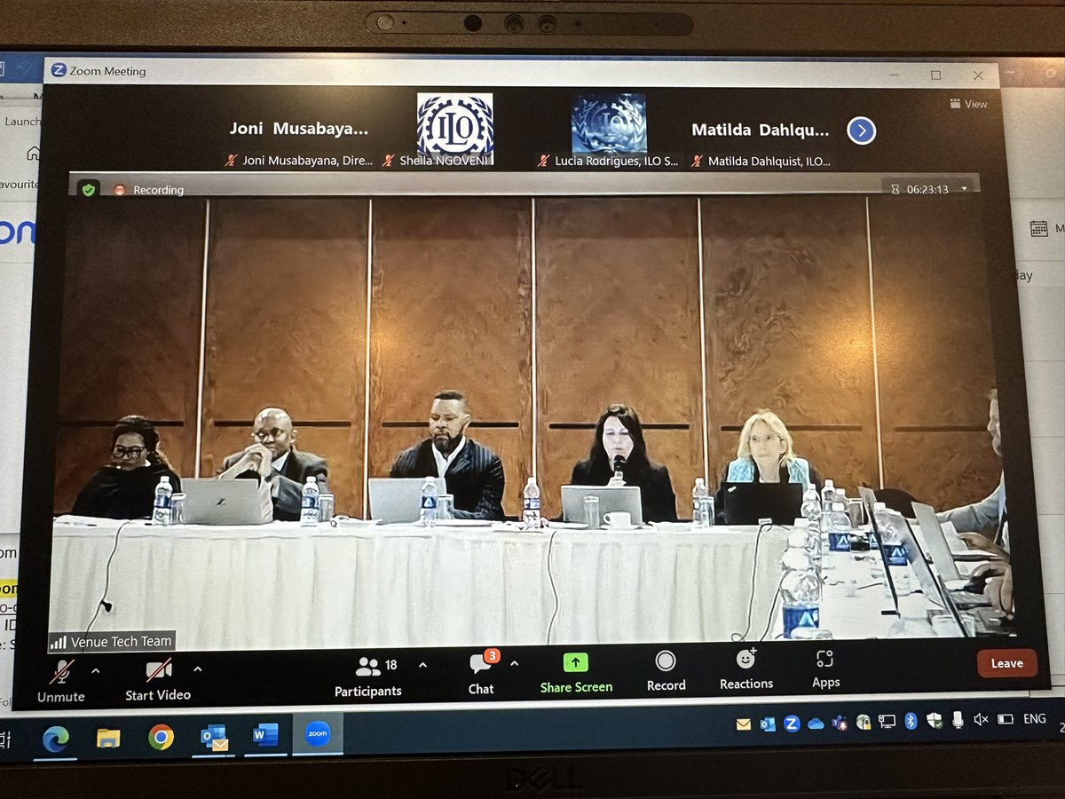 “We bear witness to the work which the Southern African Migration Management as the workers” M. Kandukutu of SATUCC in the ongoing review meeting