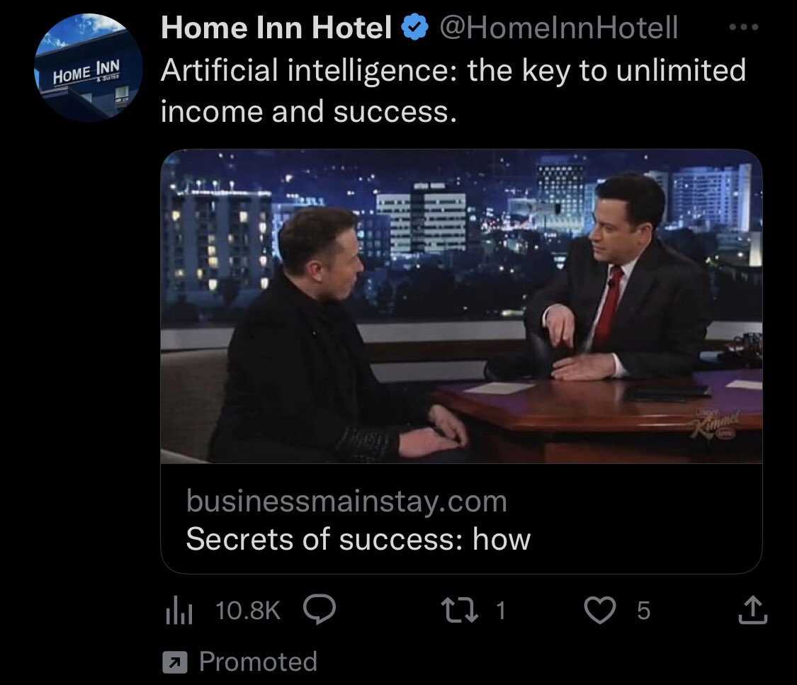 This Ad is one of a kind.

What are you trying to convey? The only thing that makes sense is beardless <a href="/jimmykimmel/">Jimmy Kimmel</a> 

<a href="/elonmusk/">Elon Musk</a>