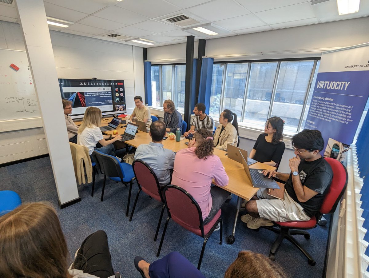 Human Factors and Safety team @ITSLeeds (@hfs_itsleeds) on Twitter photo Pleasure to welcome @MartinTedward and Linda Miller from @HumanFactorsUlm visiting us this week, and collaborating with <a href="/markkula/">Gustav Markkula</a> on cognitive #modelling in #AutomatedDriving. Nice presentations yesterday led to fruitful discussions <a href="/VirtuocityLeeds/">Virtuocity | University of Leeds</a> ! Pleasure to welcome @MartinTedward and Linda Miller from @HumanFactorsUlm visiting us this week, and collaborating with <a href="/markkula/">Gustav Markkula</a> on cognitive #modelling in #AutomatedDriving. Nice presentations yesterday led to fruitful discussions <a href="/VirtuocityLeeds/">Virtuocity | University of Leeds</a> !