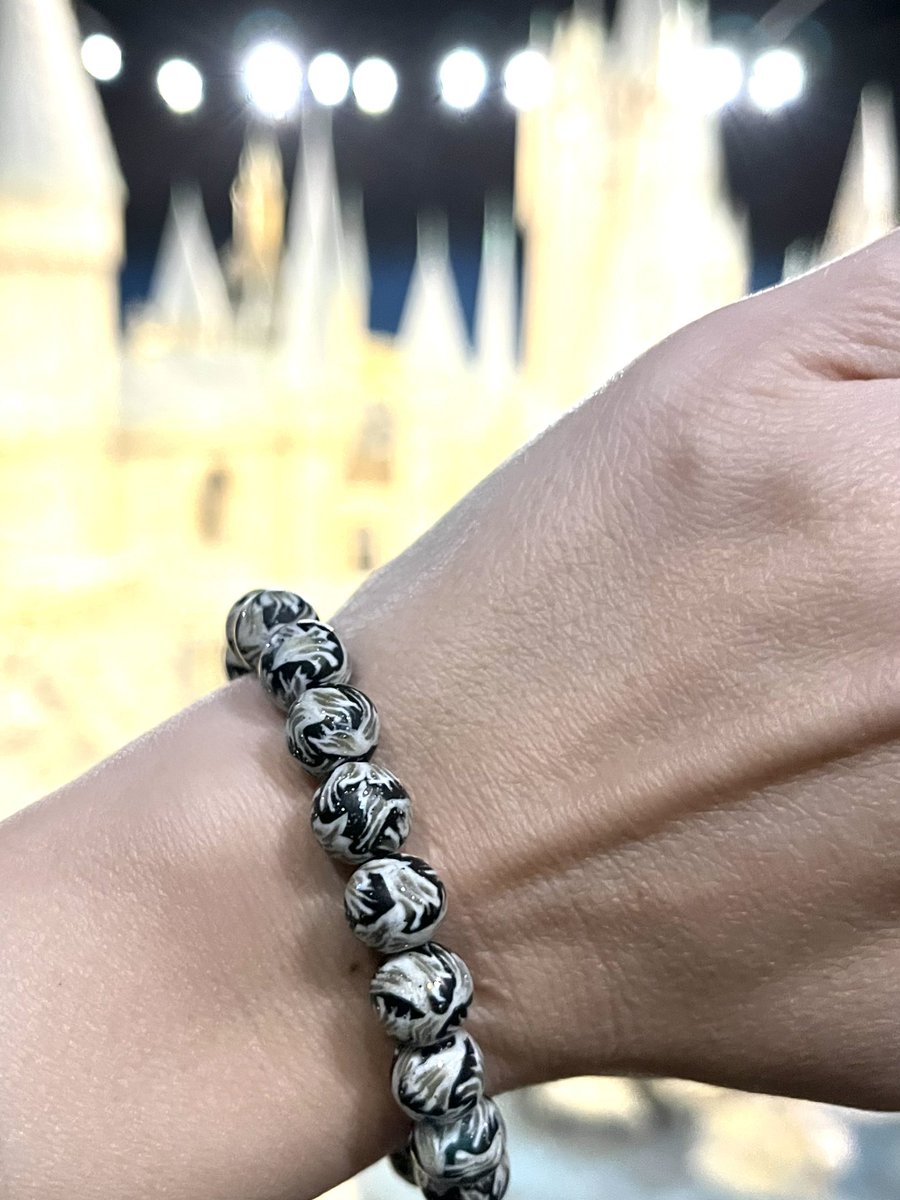 Abracadabra at the Harry Potter tour! #polymerclay #beadbracelets #bracelets #handmadejewelry #wearableart #uniquejewelry #etsy #etsyseller #london #jewelrytrends #jewelrymaker #jewelrymakingprocess #jewelrymaking #jewelrydesign #jewelrydesigner #jewelryartist