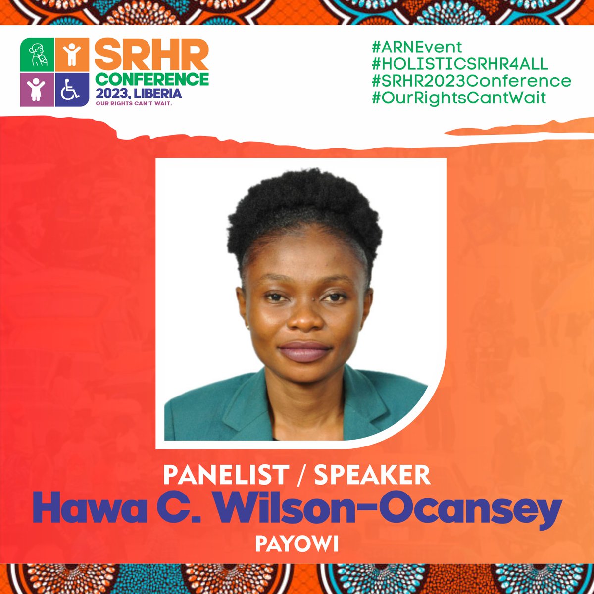 paramountwomen's tweet photo. Our program officer @hawacwilson will be sharing her experiences on working with young people access to comprehensive sexuality education at the #SRHR Conference #Liberia
#ARNEvent #OurRightsCantWait #SRHR2023Conference https://t.co/zAknWcl5K7