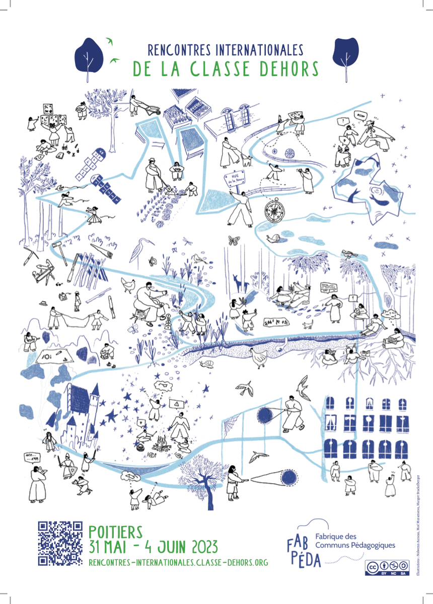 🏫 Un FabLab Dehors pour les Rencontres internationales de la classe dehors du 31 mai au 4 juin 2023 à Poitiers par <a href="/FabPeda/">La Fabrique Pédagogique</a> - <a href="/TiersLieuxEdu/">TiersLieuxEdu</a>.