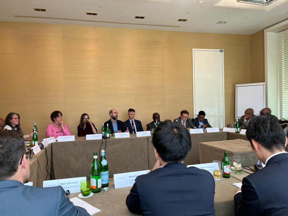 IFDerm's tweet photo. Spotted: @IFDerm Chair, Dr Claire Fuller at the World Health Assembly #WHA76 Side Event Roundtable Discussion hosted by @Novartis on "Lessons learned from NTD integration: innovative opportunities to accelerate the elimination of leprosy". https://t.co/Ehlampn6As