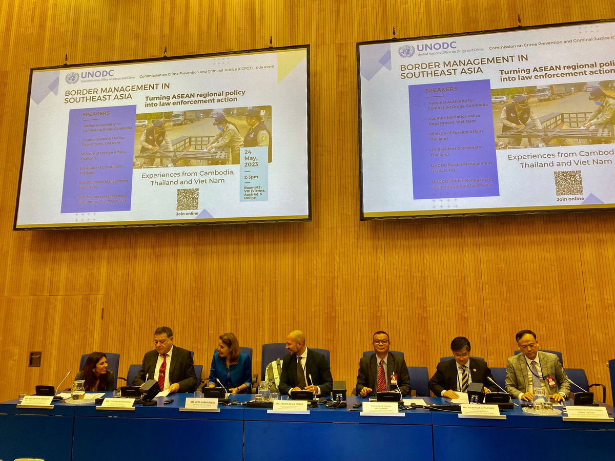Valentina Pancieri (@valemichigan) on Twitter photo #CCPCJ32 was an enriching experience.Professionally,proud to see #cambodia #thailand #vietnam & <a href="/UNODC_SEAP/">UNODC Southeast Asia-Pacific</a> sharing good practices & lessons learnt on #bordermanagement & cross border cooperationπ€
Personally,grateful for the warm support received,new connections & teamworkπ #CCPCJ32 was an enriching experience.Professionally,proud to see #cambodia #thailand #vietnam & <a href="/UNODC_SEAP/">UNODC Southeast Asia-Pacific</a> sharing good practices & lessons learnt on #bordermanagement & cross border cooperationπ€
Personally,grateful for the warm support received,new connections & teamworkπ