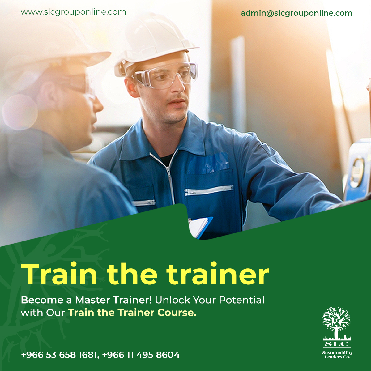 OnlineSlc's tweet image. Gain the essential skills and techniques to deliver impactful and engaging training sessions, empowering others to succeed. Join our Train the Trainer Course and Ignite a Passion for Learning
𝑉𝑖𝑠𝑖𝑡🌐slcgrouponline.com