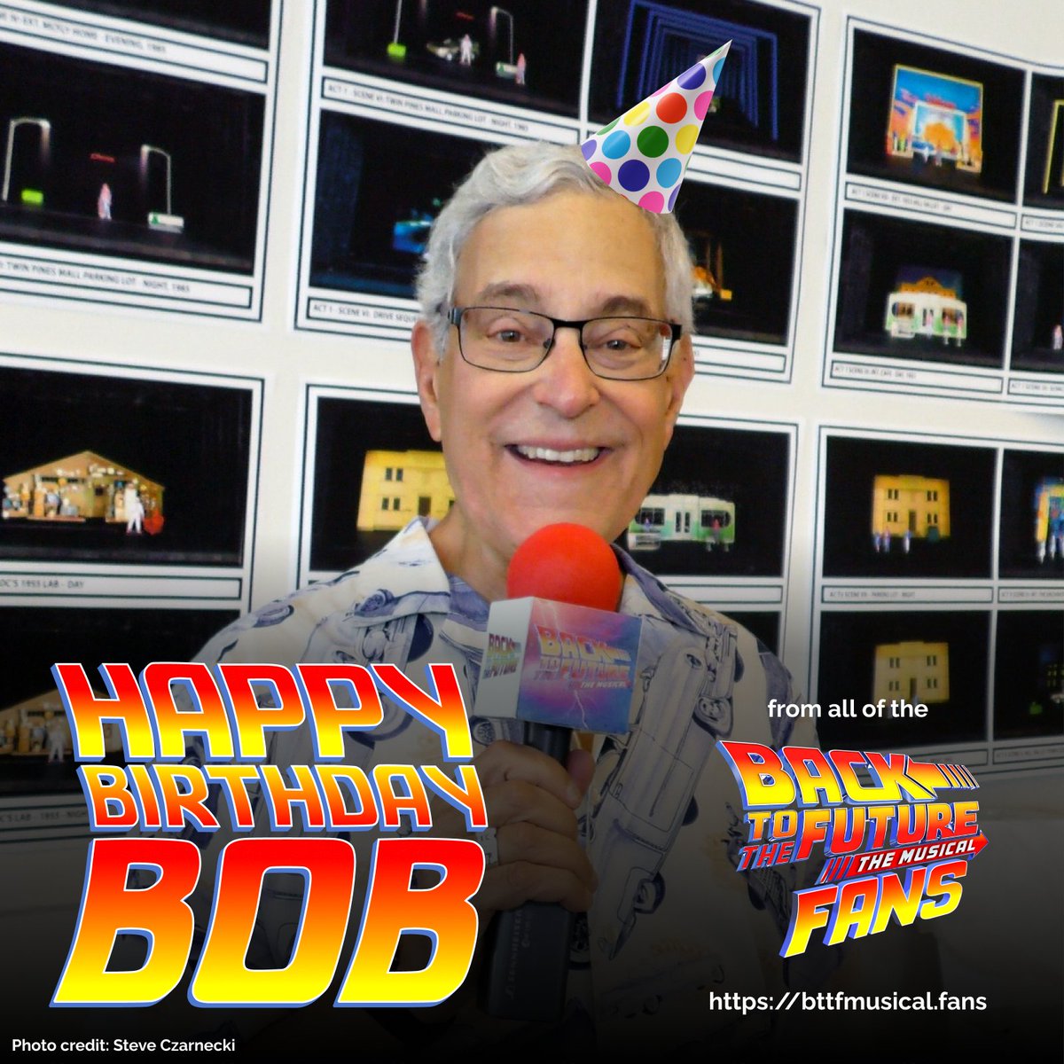 Here’s a red letter date in the history of #BacktotheFuture… ⚡️

HAPPY BIRTHDAY to #BobGale 🥳

We hope the @BTTFBway team takes some time out of rehearsals to celebrate!

📸: Steve Czarnecki via @onthesceneadv

#bttf #bttfmusical #bttfbway #bttfbroadway #backtothefuturebroadway