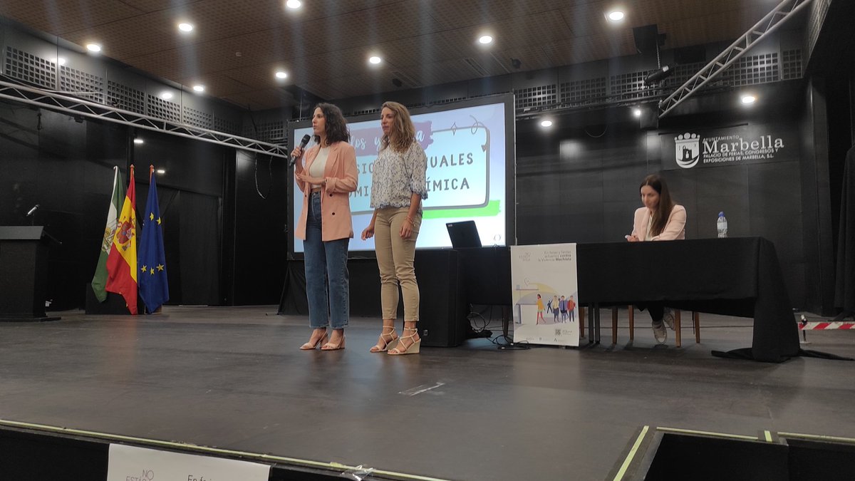 Alumnos de 4º Eso de #Marbella reciben una charla informativa para prevenir casos de violencia machista sobre todo durante la celebración de fiestas y ferias. La imparten técnicas del área de violencia de género en el <a href="/ASCostadelSol/">Área Hospitalaria Costa del Sol</a> en el <a href="/MarbellaCongres/">Marbella Congresos</a>