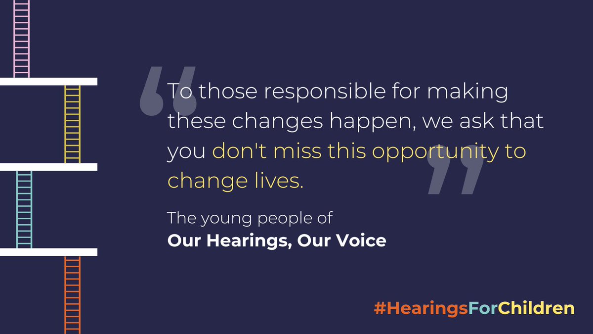 Please read, think about what all children need to thrive, then put your heart and soul into making this happen for Scotland's children #HearingsForChildren
