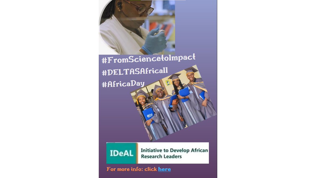 IDeAL, Africa (@ideal_kemri_wt) on Twitter photo <a href="/IDeAL_KEMRI_WT/">IDeAL, Africa</a> joins today’s #OurAfricaOurFuture celebrations 🥳<a href="/_AfricanUnion/">African Union</a> & reiterate our commitment to train world class health research leaders in #pathogenbiology #clinicaltrials #vaccines #populationhealth #healthsystems.
#AfricaDay #DELTASAfricaII #FromSciencetoImpact <a href="/IDeAL_KEMRI_WT/">IDeAL, Africa</a> joins today’s #OurAfricaOurFuture celebrations 🥳<a href="/_AfricanUnion/">African Union</a> & reiterate our commitment to train world class health research leaders in #pathogenbiology #clinicaltrials #vaccines #populationhealth #healthsystems.
#AfricaDay #DELTASAfricaII #FromSciencetoImpact