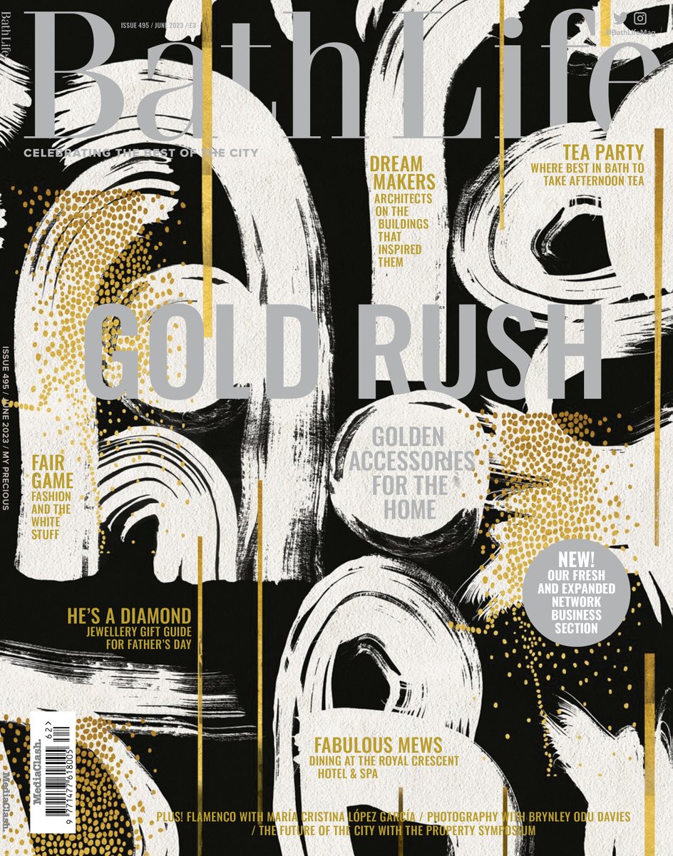 BathLifeMag's tweet photo. It's brand #NewIssueFriday and we're going for gold with this beauty! 💛

Inside you'll find lots of nuggets of utterly, totally and deliciously Bath-centric gorgeousness - from afternoon in Bath to local architects talking inspiration 💛

💛 Pick up a copy or read online https://t.co/kf5kATTzVo