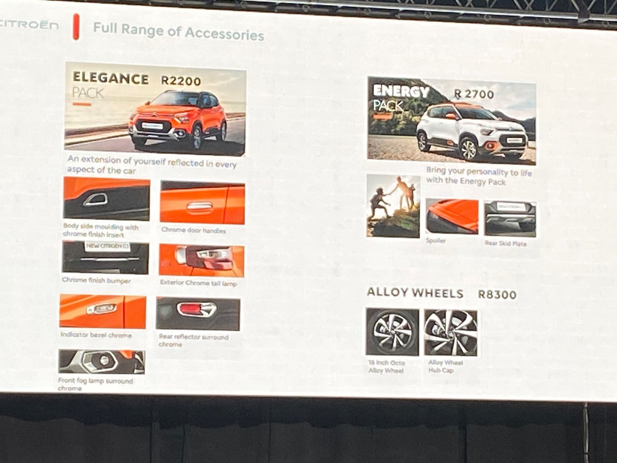 JasonWoosey's tweet photo. New Citroen C3, a different model now sourced from India, is now on sale in Mzansi for just under R230 000, with decent spec. Will this put Citroen back on the map? https://t.co/tAMQuvdHNA