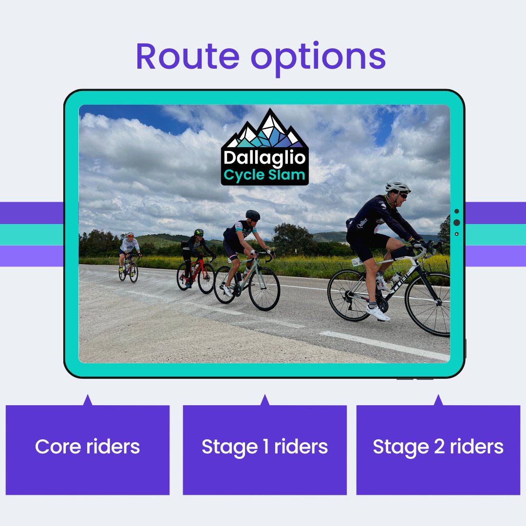 DallaglioRW's tweet photo. ๐ด๐ผ #BreakTheCycle with Dallaglio Cycle Slam and choose your own journey ๐
Three choices, Two stages, One incredible journey:
Learn more about becoming a Core of Stage rider here: https://t.co/2M2yldCrzk
#BreakTheCycle #IncludingTheExcluded https://t.co/0y2dp90KPS